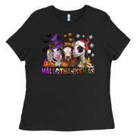 Black hallothanksmas heifers Ladies Tee - Jasminsmagicworld