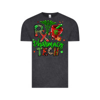 Vintage Black christmas rx pharmacy tech Vintage Tee - MaliasSmallBusiness
