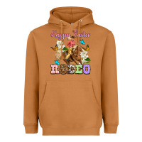 Meerkat Happy Easter rodeo cowgirl Heavyweight Hoodie - OliviaCreatesArt
