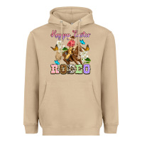 Mushroom Happy Easter rodeo cowgirl Heavyweight Hoodie - OliviaCreatesArt
