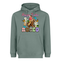 Sage Happy Easter rodeo cowgirl Heavyweight Hoodie - OliviaCreatesArt