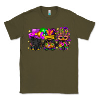 Army Green Mardi Gras afro gnomies Classic Tee - BundleAndBundleShop