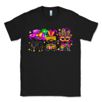 Black Mardi Gras afro gnomies Classic Tee - BundleAndBundleShop