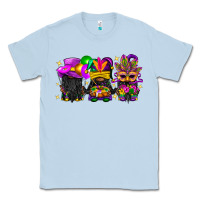 Dusty Blue Mardi Gras afro gnomies Classic Tee - BundleAndBundleShop