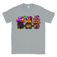 Heather Grey Mardi Gras afro gnomies Classic Tee - BundleAndBundleShop