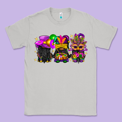 Mardi Gras Afro Gnomies Classic Tee Designed By Bundleandbundleshop