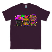 Plum Mardi Gras afro gnomies Classic Tee - BundleAndBundleShop