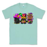 Seafoam Mardi Gras afro gnomies Classic Tee - BundleAndBundleShop