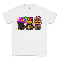 White Mardi Gras afro gnomies Classic Tee - BundleAndBundleShop