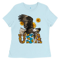 Western Usa Eagle Ladies Tee | Teevron