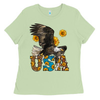 Matcha Western Usa Eagle Ladies Tee - LillyAllenDesigns
