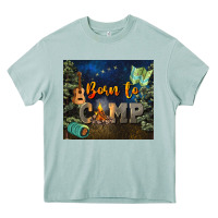 Arona born to camp Heavy Core Tee - NancyCooperArtShop