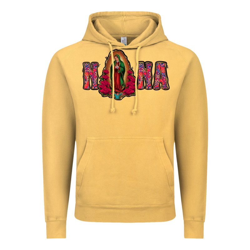 Nana Lady Of Guadalupe Vintage Hoodie by Jasminsmagicworld | Teevron