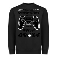Black I Survived Quarantine Level Next Fifth Grade Heavyweight Sweatshirt - Bettercallsaul