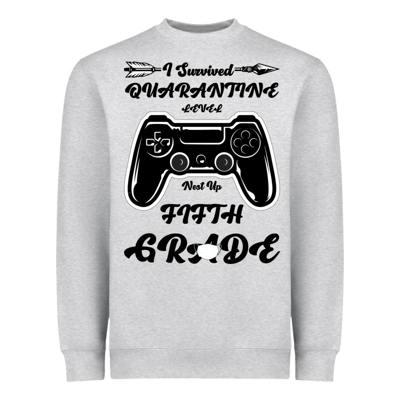 I Survived Quarantine Level Next Fifth Grade Heavyweight Sweatshirt by Bettercallsaul | Teevron