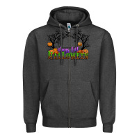 Charcoal Heather days till halloween Zipper Hoodie - CowGirlArtShop