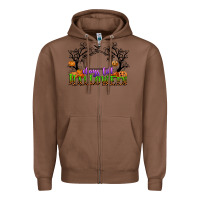 Chestnut days till halloween Zipper Hoodie - CowGirlArtShop