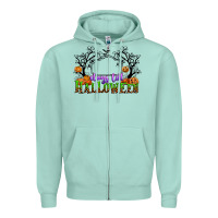 Seafoam days till halloween Zipper Hoodie - CowGirlArtShop