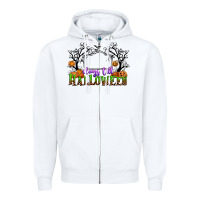 White days till halloween Zipper Hoodie - CowGirlArtShop