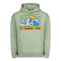 Pigment Oil Green Countdown Is Over It's Cruise Time Urban Hoodie - CowhideDigitalArt