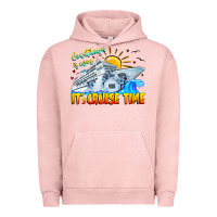Pigment Salmon Countdown Is Over It's Cruise Time Urban Hoodie - CowhideDigitalArt