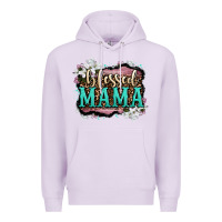 Lilac blessed mama Premium Hoodie - OliviaCreatesArt
