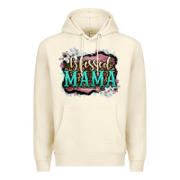 Sandshell blessed mama Premium Hoodie - OliviaCreatesArt