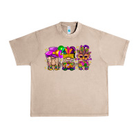 French Oak Mardi Gras Gnomies Cakes Flowers And Balloon Urban Heavy Tee - BundleAndBundleShop