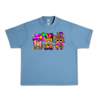 Pebble Blue Mardi Gras Gnomies Cakes Flowers And Balloon Urban Heavy Tee - BundleAndBundleShop