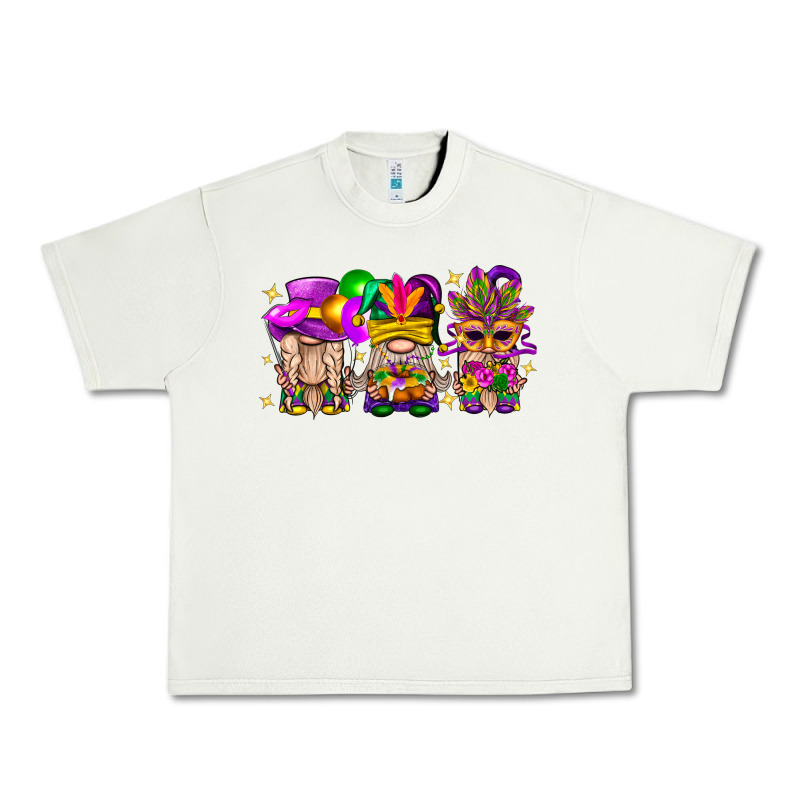Mardi Gras Gnomies Cakes Flowers And Balloon Urban Heavy Tee by BundleAndBundleShop | Teevron