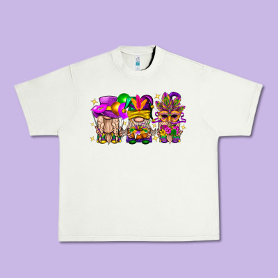 Mardi Gras Gnomies Cakes Flowers And Balloon Urban Heavy Tee Designed By Bundleandbundleshop