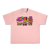 Salmon Mardi Gras Gnomies Cakes Flowers And Balloon Urban Heavy Tee - BundleAndBundleShop