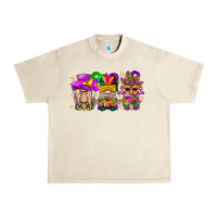 Sandshell Mardi Gras Gnomies Cakes Flowers And Balloon Urban Heavy Tee - BundleAndBundleShop