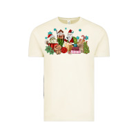 Vintage Arctic santa coffee Vintage Tee - MaliasSmallBusiness