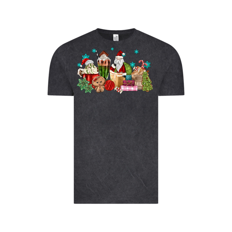 Santa Coffee Vintage Tee by MaliasSmallBusiness | Teevron