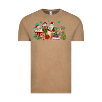 Vintage Coffee santa coffee Vintage Tee - MaliasSmallBusiness