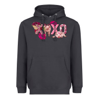 Valentine's Day Pig Xoxo Heavyweight Hoodie | Teevron