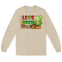 Mushroom let's fiesta taco and beer Long Sleeve Tee - BarkalooDesign