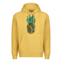 Antique Gold leopar turquoise pineapple Premium Hoodie - JahusDesignShop