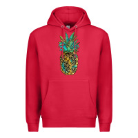 Cardinal leopar turquoise pineapple Premium Hoodie - JahusDesignShop