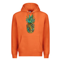 Carrot leopar turquoise pineapple Premium Hoodie - JahusDesignShop