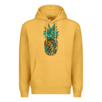 Mustard leopar turquoise pineapple Premium Hoodie - JahusDesignShop