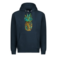Navy leopar turquoise pineapple Premium Hoodie - JahusDesignShop