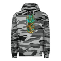 Slate Camo leopar turquoise pineapple Premium Hoodie - JahusDesignShop