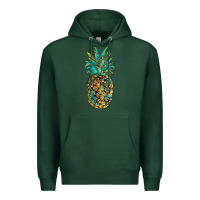 Sports Green leopar turquoise pineapple Premium Hoodie - JahusDesignShop
