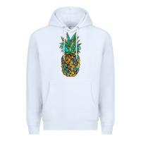White leopar turquoise pineapple Premium Hoodie - JahusDesignShop