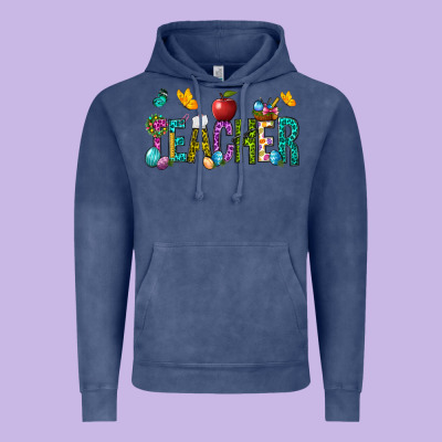 Easter Teacher Vintage Hoodie Designed By Nancycooperartshop