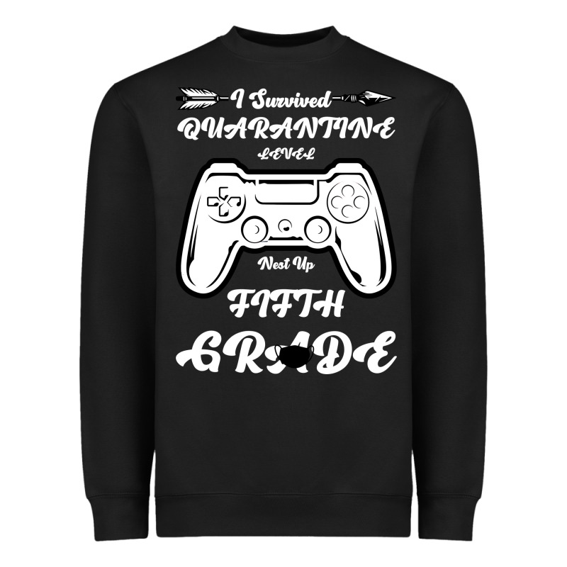 I Survived Quarantine Level Next Fifth Grade Heavyweight Sweatshirt by Bettercallsaul | Teevron