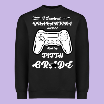 I Survived Quarantine Level Next Fifth Grade Heavyweight Sweatshirt Designed By Bettercallsaul