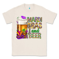 Natural Mardi Gras and beer Classic Tee - BundleAndBundleShop